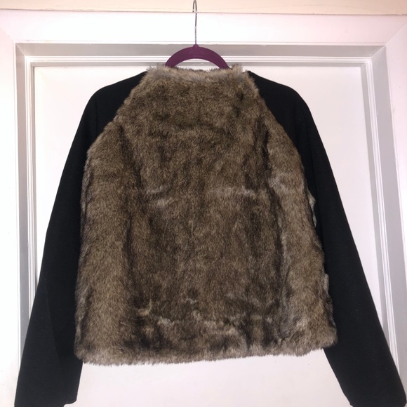 Zadig & Voltaire Faux Fur Cape / Jacket - Picture 2 of 2
